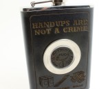 Handups are not a crime - cyclocross flask. © Cyclocross Magazine