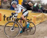 Philip Walsleben riding disc brakes in Gieten, Netherlands - © Thomas van Bracht / Cyclocross Magazine
