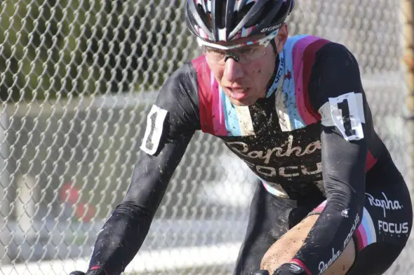 Photo: Jeremy Powers on his way to the win on Sunday in North Carolina.  Marcia Seiler. 