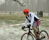 Adam Craig, calm in the lead, at SSCXWC 2013. © Cyclocross Magazine