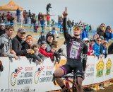 Peter Goguen had time to look around, smile and celebrate. © Matthew Lasala