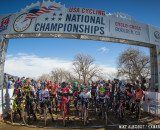 The start of the 13-14 Junior race. © Mike Albright