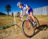 Finchamp leads Nauman and Brandt on lap one. They would end up 1-2-3 in Women’s 1/2. Philip Beckman/PB Creative (http://pbcreativephoto.com).