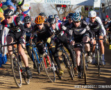 The start of the Elite Men's race at cyclocross Nationals. © Mike Albright