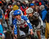 Zach McDonald in the first lap at World Championships in Hoogerheide. © Pim Nijland / Peloton Photos
