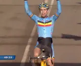 Wout Van Aert takes U23 win.