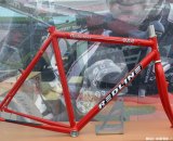 The first Conquest frame from Redline on display at Sea Otter 2014. © Cyclocross Magazine