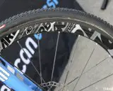44mm deep, 23mm wide carbon tubulars are raced by the American Classic sponsored racers at UCI events. © Cyclocross Magazine