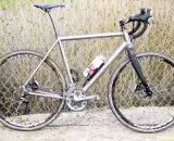 Kona's titanium Rove cyclocross & gravel bike seen at Sea Otter 2014. Frame only is $2000. © Cyclocross Magazine