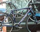 Raleigh's RXW 1.0 Women's model features a mix of SRAM Apex, Rival and Force. © Cyclocross Magazine