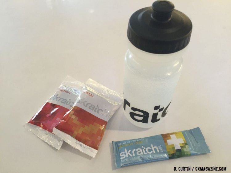 In Review: Skratch Labs Fruit Drops and Rescue Hydration Mix. ©️ Daniel Curtin / Cyclocross Magazine