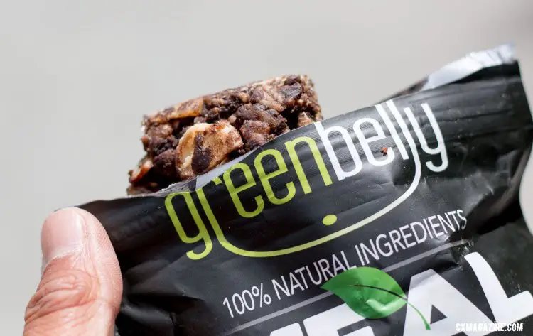 Re-sealable packaging from Greenbelly is a nice touch. ©️ Cyclocross Magazine
