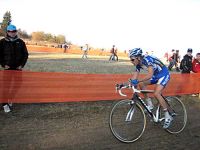 niels albert on his first lap completely free of other riders