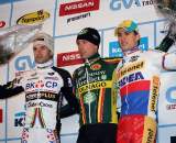 The strongest top 3 all year: 1) Nys, 2) Albert 3) Stybar. 2009 Azencross - Loenhout GVA Trofee Series. ? Bart Hazen