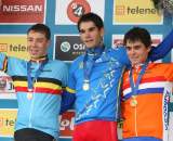 2009 Junior European Cyclocross Championships Podium. © Bart Hazen