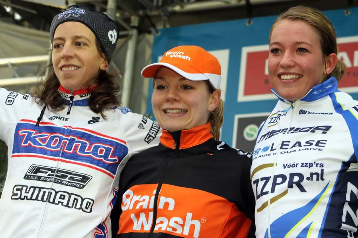 Wyman (l), van Paassen and de Boer on the podium. © Bart Hazen