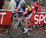 Sanne Cant continues to rise through the ranks with a 4th in Aspere-Gavere. © Bart Hazen