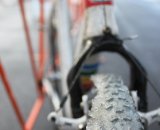 Ice and snow were what stuck to tires. © Cyclocross Magazine