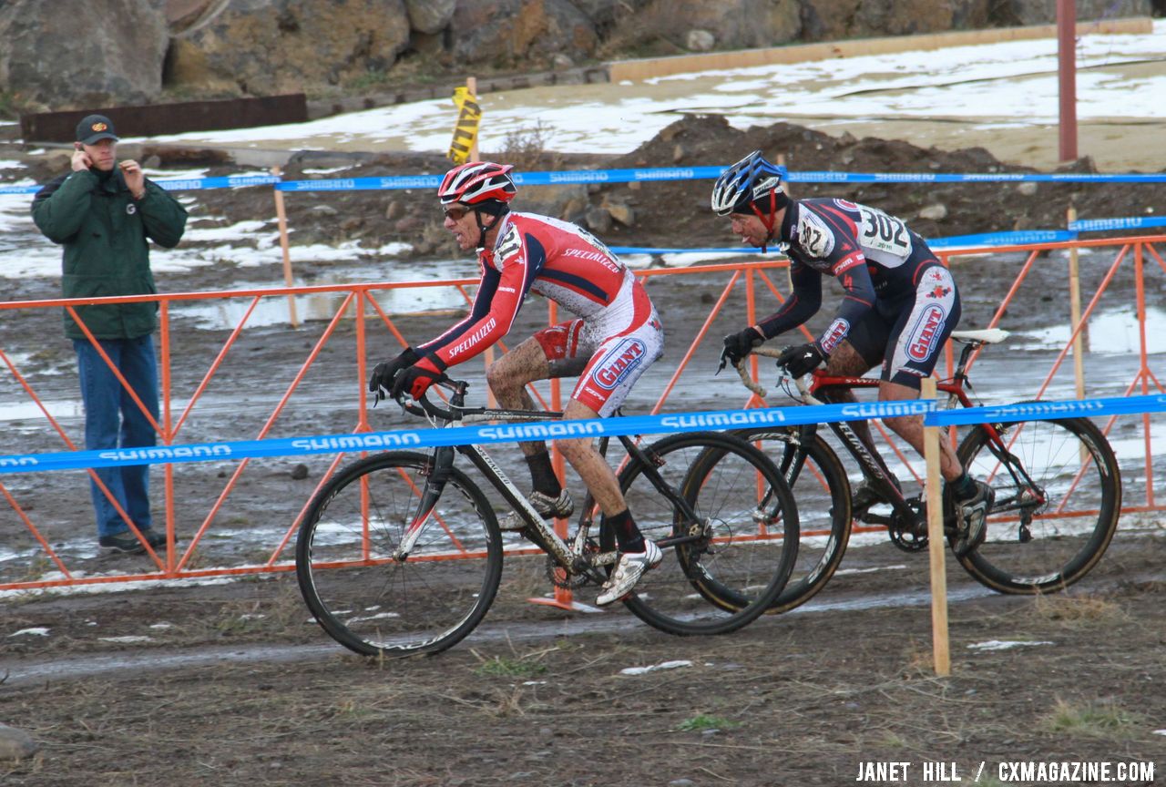 The two Specialized riders worked to drop Curley. © Janet Hill© Janet Hill