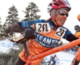 Meille Blomberg pushes through the slop. © Janet Hill
