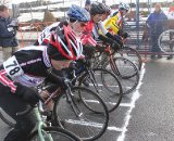 Ron Riley ready to go at the 70+ and 65+ start. © Cyclocross Magazine