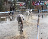 It was a wet, wet morning © Cyclocross Magazine
