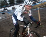 Pacocha holds on through the curve. © Cyclocross Magazine