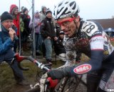 Pacocha gets some encouragement. © Cyclocross Magazine