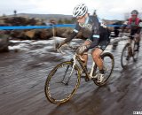 Riders faced tough conditions in Bend. © Cyclocross Magazine