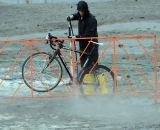 The bike washes were hardly used despite the thick mud.  © Janet Hill 