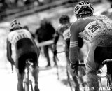Behind Summerhill and McDonald, it was tight racing. U23 Race, 2010 Cyclocross National Championships © Joe Sales