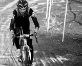 Zach McDonald with a big lead. U23 Race, 2010 Cyclocross National Championships © Joe Sales