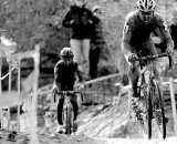 Summerhill starts to open the final gap. U23 Race, 2010 Cyclocross National Championships © Joe Sales