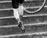 The stairs got slick with mud. U23 Race, 2010 Cyclocross National Championships © Joe Sales