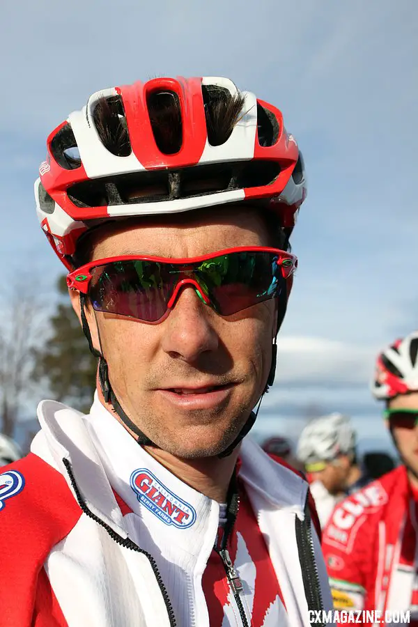 Todd Wells focused on his third title for the year. 2010 USA Cycling Cyclocross National Championships. © Cyclocross Magazine