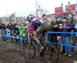 Trebon rides the home town support to another second place. 2010 USA Cycling Cyclocross National Championships. © Cyclocross Magazine