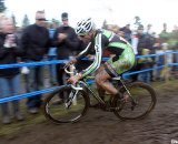 Powers in the lead. 2010 USA Cycling Cyclocross National Championships. © Cyclocross Magazine