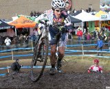 Kathy Sherwin was a surprise in fourth. 2010 Cyclocross National Championships, Women&#039;s Race. © Cyclocross Magazine