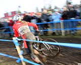 Compton left everyone behind for the seventh year in a row. 2010 Cyclocross National Championships, Women's Race. © Cyclocross Magazine