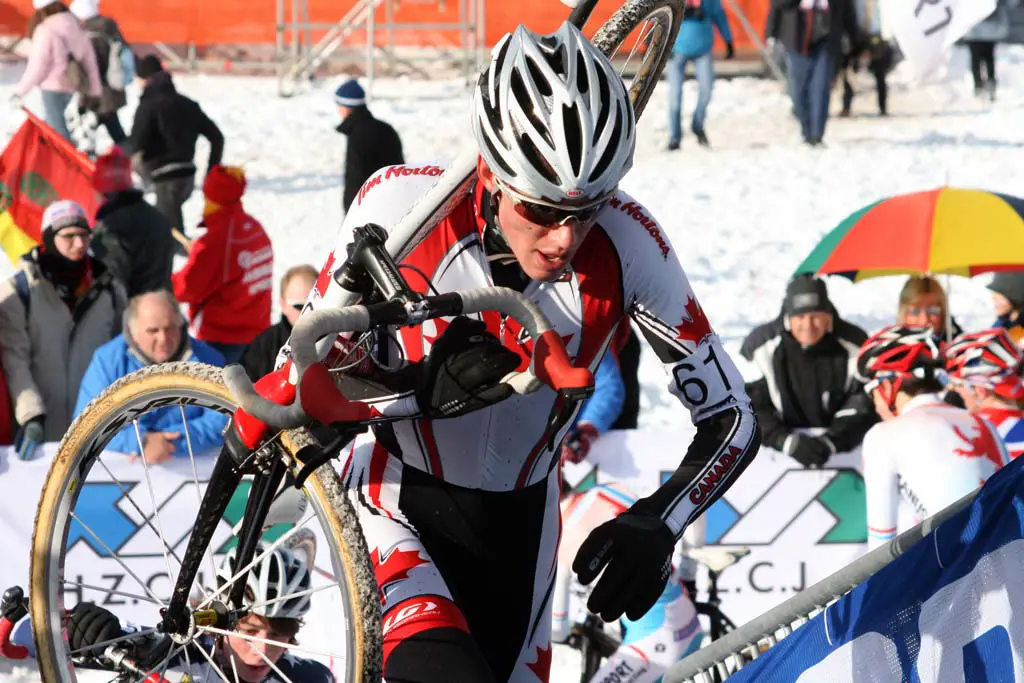 Kris Dahl was the top Canadian junior in Tabor. ? Bart Hazen