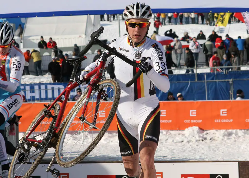 Yannick Eckmann took 14th in his German colors. ? Bart Hazen