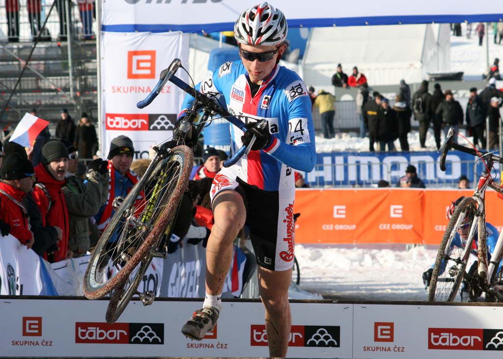 Czech rider Michale Boros competes on home soil. ? Bart Hazen