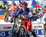 Julian Alaphilippe prepares to remount on his ride to second place. ? Bart Hazen