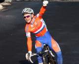 Emiel Dolfsma takes an enthusiastic third in Tabor. ? Bart Hazen