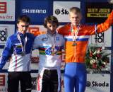 The first podium of the 2010 World Championships. ? Bart Hazen