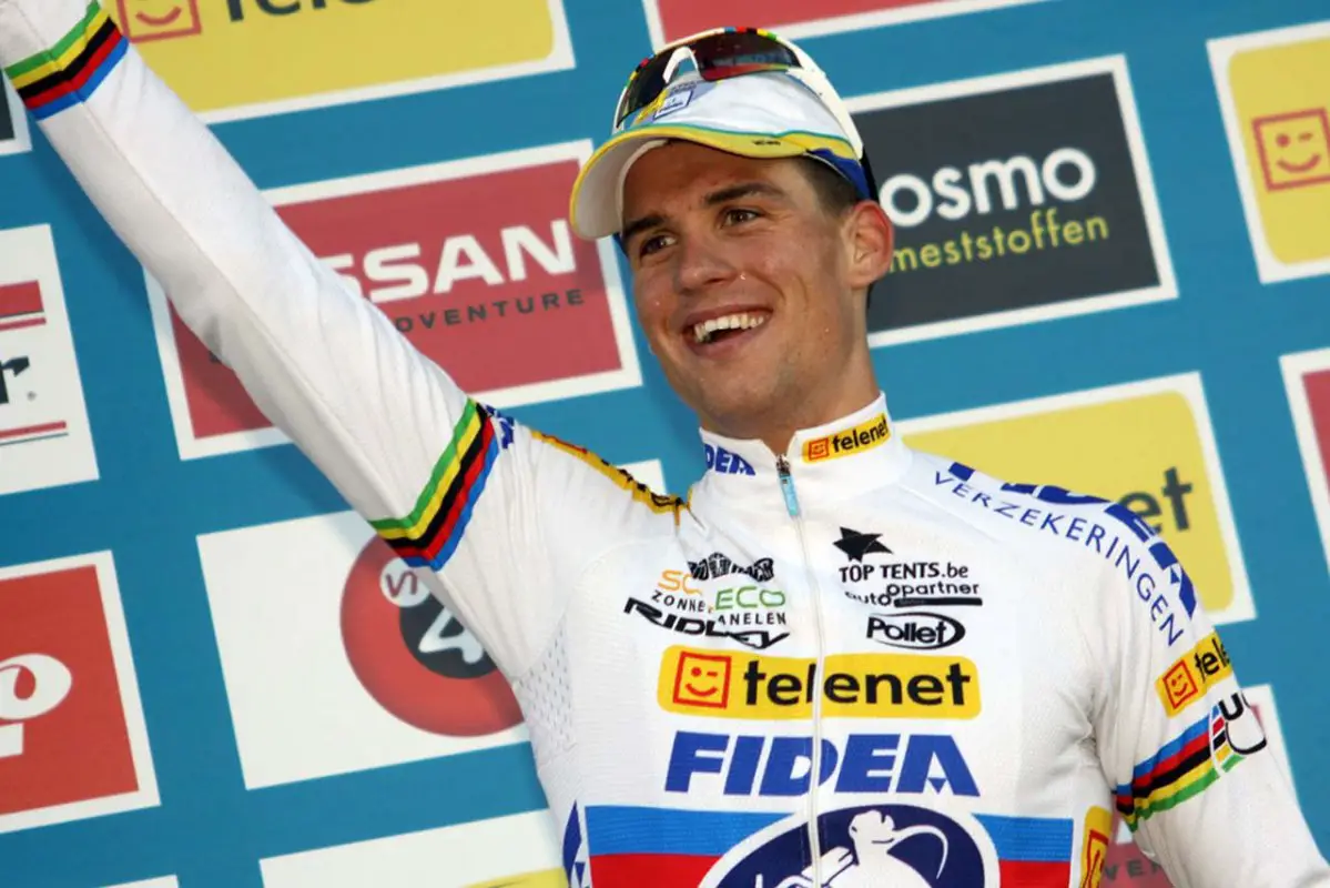 Stybar's all smiles © Bart Hazen