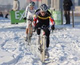 Sanne Cant leads Marianne Vos.