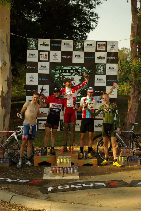 The Kross-toberfest Elite Men\'s podium. © Kenneth Kill, Light & Shadows