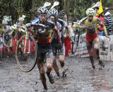 Jim Aernouts leads break © Bart Hazen