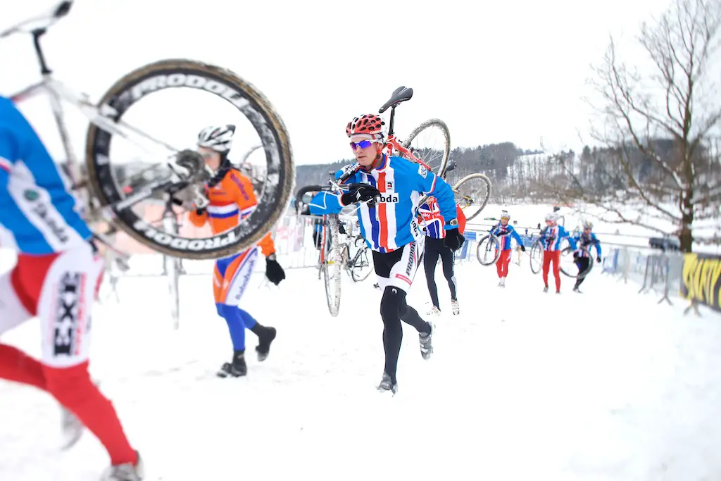 2010 Cyclocross World Championships, Pre-Ride, Tabor, Czech Republic. ? Joe Sales